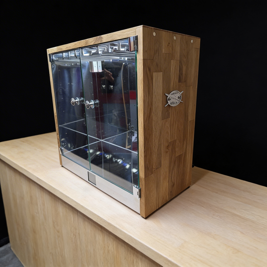 Dumeni Extra Large Biltong and Dry Wors Maker - Smart Oak Biltong Box UK - Stainless Steel - Wifi & Digital Control